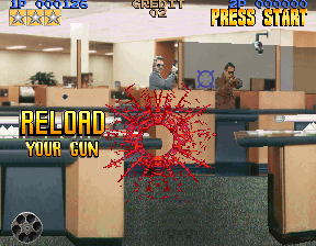 Play Lethal Enforcers (ver UAB, 09/01/92 11:12) Now -  :xxx - :yyy Game Screenshot