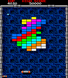 Spiele jetzt Arkanoid (Spielunternehmen Bootleg, Set 1) -  :xxx – :yyy Spiel-Screenshot