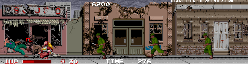 Play The Ninja Warriors (US) Now - Arcade :xxx - :yyy Game Screenshot