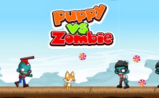 Puppy vs Zombie - Free Games for Action Game