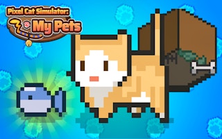 Juega a Simulador Gato Pixel Mis Mascotas online gratis – Captura de pantalla del juego de simulation