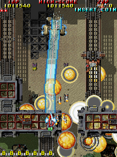 Play Raiden DX (US) Now -  :xxx - :yyy Game Screenshot