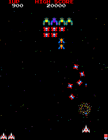 Play Galaga (Midway set 2) Now -  :xxx - :yyy Game Screenshot