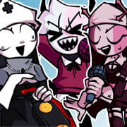 Juega a Edición Deluxe Masas Medio Combate FNF ahora -  Captura de pantalla de :xxx - Juego :yyy