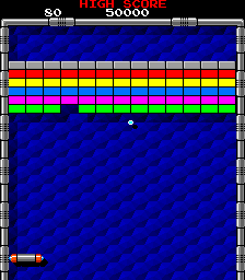 Spiele jetzt Arkanoid (Bootleg mit MCU, schwerer, alt) -  :xxx – :yyy Spiel-Screenshot