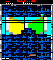 Spiele jetzt Arkanoid (Spielunternehmen Bootleg, Set 2) -  :xxx – :yyy Spiel-Screenshot