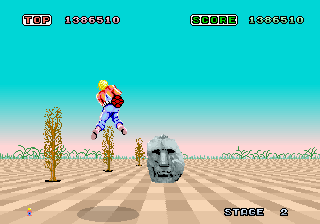 Play Space Harrier (Rev A, 8751 315-5163A) Now -  :xxx - :yyy Game Screenshot