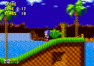 Jouez à Sonic 1 - Le voyage du cercle 1 maintenant -  Capture d'écran de :xxx - Jeu :yyy
