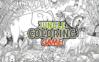 Jungle Coloring Game - Free kids Game Like Police