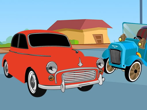 Carros de Tempo Antigo Coloridos