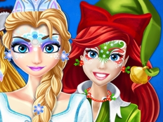 Christmas Face Painting - Free Games for Dress-up Game
