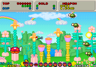 Play Fantasy Zone II - The Tears of Opa-Opa (System 16C, prototype) Now -  :xxx - :yyy Game Screenshot