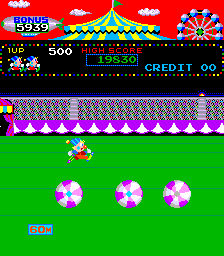 Play Circus Charlie (Centuri) Now -  :xxx - :yyy Game Screenshot