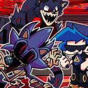 立即玩FNF损坏数据 vs SonicEXE -  :xxx - :yyy 游戏截图
