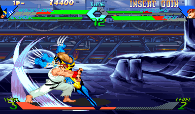 Spiele jetzt X-Men vs Street Fighter (961004 USA) - Arcade :xxx – :yyy Spiel-Screenshot