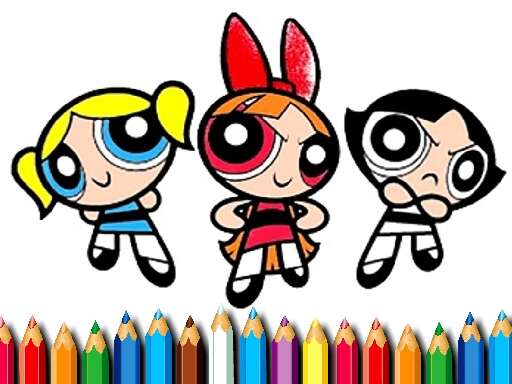 Powerpuff Girls Coloring - Free Top Free Online Games tagged Girls Game