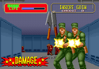 Play Line of Fire / Bakudan Yarou (World, FD1094 317-0136) Now -  :xxx - :yyy Game Screenshot