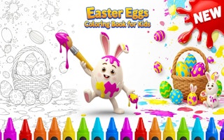 Easter Eggs Coloring Book for Kids - Free coloring Game Like Magia Da Cor Da Formiga