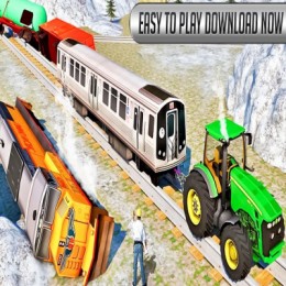 Juega a Chained Tractor Towing Train Simulator ahora