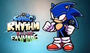 العب FNF مقابل Sonic Rhythm Rush الآن -  لقطة شاشة لعبة :xxx - :yyy