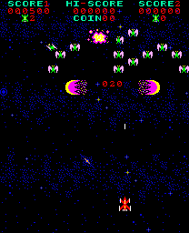 Play Phoenix (Taito Japan) Now -  :xxx - :yyy Game Screenshot