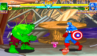 Play Marvel Super Heroes (951024 Asia) Now -  :xxx - :yyy Game Screenshot