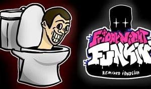Jogue FNF Skibidi Toilet – Batalha da Noite do Banheiro Agora -  Captura de tela de :xxx - Jogo :yyy