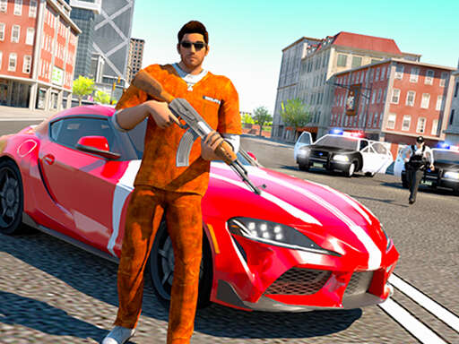Jogue Simulador De Herói Gângster Grand online grátis - Captura de tela do jogo de Simulation