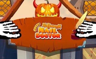 Crazy Halloween Nail Doctor - Free halloween Game Like Couples De Courge Pop