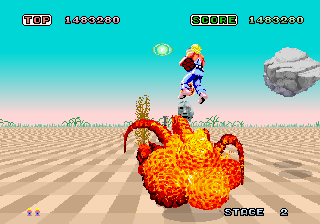 Play Space Harrier (8751 315-5163) Now -  :xxx - :yyy Game Screenshot