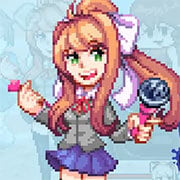 立即玩FNF 與 Monika (DDLC) 全週重啟 -  :xxx - :yyy 遊戲截圖