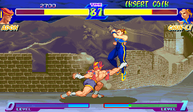 Play Street Fighter Zero (950718 Hispanic) Now -  :xxx - :yyy Game Screenshot