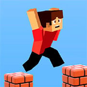 Play Minecraft Parkour Block 3D Now - Arcade :xxx - :yyy Game Screenshot