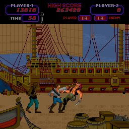Spiele jetzt Buccaneers (Set 3, schwerer) - Arcade :xxx – :yyy Spiel-Screenshot