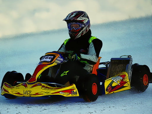 Carreras de kart rompecabezas
