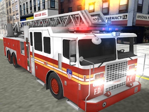 Real Truck Fire Drive Sim - Free Top Free Online Games tagged Drive Game