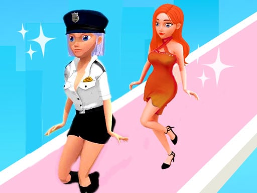 Catwalk Fashion Beauty Runner- Makeover Outfit Run - Free Games for Racing Game