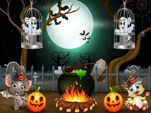 ハロウィンツインゴーストレスキュー - Free ゲームPuzzle Game