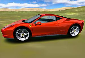 立即玩3D Ferrari F458