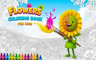 Flowers Coloring Book for Kids - Free coloring Game Like 익명 마스크 컬러링