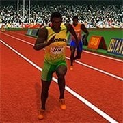 العب المسابقة على بعد 100 متر الآن - Arcade لقطة شاشة لعبة :xxx - :yyy