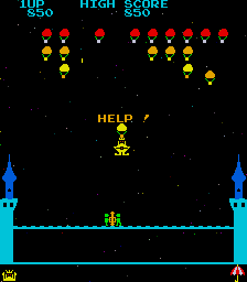 Spiele jetzt König & Ballon (USA) - Arcade :xxx – :yyy Spiel-Screenshot