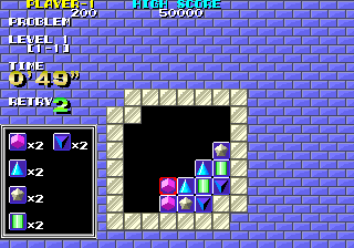 Play Puzznic (World) Now -  :xxx - :yyy Game Screenshot