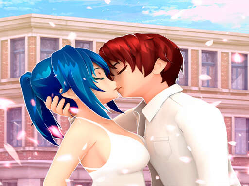 Anime High School Couple Makeover Games