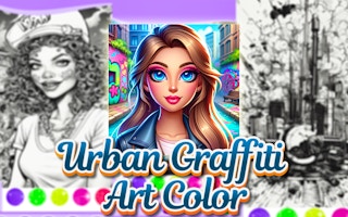 Urban Graffiti Art Color - Free coloring Game Like Coloriage Magique