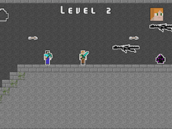 立即玩史蒂夫和亚历克斯：龙蛋 - 2 Player :xxx - :yyy 游戏截图