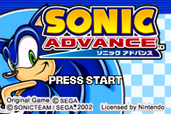 Play Sonic Advance Souped Up Now