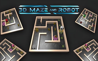 3D Maze And Robot Games