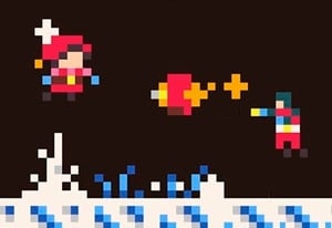 Play A Pico-Sized Holiday Ninja Game Now - Arcade :xxx - :yyy Game Screenshot