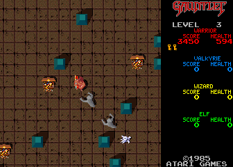 Juega a Gauntlet (japonés, rev 13) ahora - Arcade Captura de pantalla de :xxx - Juego :yyy